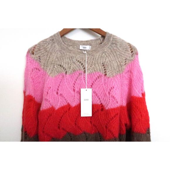 CLOSED Ethical Mohair Alpaca Blend Stripe Sweater Jumper Farfetch M NWT $395 - Picture 6 of 13
